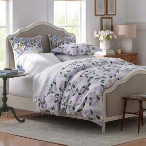 Hydrangea Classic Cool Cotton Percale Comforter - Lilac, Twin/Twin XL